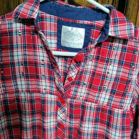 Justice Button Up Shirt - Picture 2 of 2